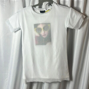 Noizz Blouse Girls Size 7 T-shirt Mesh
